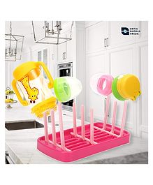 Ortis Bottle Organizer Cum Drying Rack - Pink