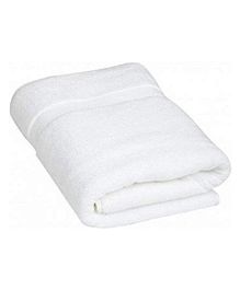 Kuber Industries 400 GSM Cotton Bath Towel - White