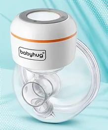 Babyhug Hands-Free Smart Wearable
                              Electric Breast Pump White| 4 Modes &
                              12 Levels| Quiet & Discreet|
                              Rechargeable Battery| LED Display| Type C
                              Charging| Anti Overflow| Personalized
                              Pumping | Cordless