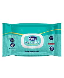 Chicco Wet Wipes with Fliptop - 72 Wipes