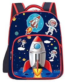 Frantic Premium School Bag Blue Rocket Launcher for Kids - 16 Inches