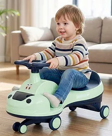 R for Rabbit Iya Iya Zippy Kids Swing Car,
                        Scratch Free PVC Wheels with ABEC7 Bearing, Ride
                        on Magic Toy Car for Kids Suitable for 3+ Years
                        Boys & Girls, Upto 75 Kgs (Sea Green)