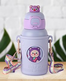 Cello Babybop Stainless Steel Double Walled Kids Flask Purple - 495 ml