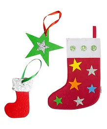 Li'Ll Pumpkins Stars Socks & 2 Gift Tags - Multicolour