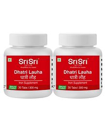 Sri Sri Tattva Dhatri Lauha, 300 mg (30 Tabs) x Pack of 2