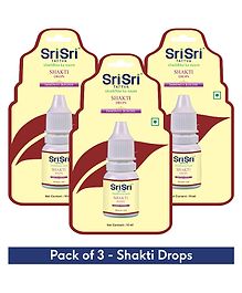 Sri Sri Tattva Shakti Drops, 10ml x Pack of 3