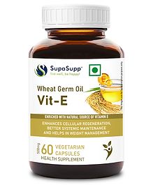 Sri Sri Tattva Vit E-Wheat Germ oil Capsules, 500mg