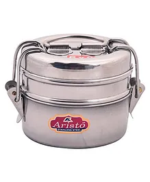 Aristo Stainless Steel Tiffin Box Silver - 370 ml