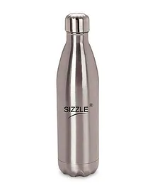 Sizzle Hot and Cold Stainless Steel Water Bottle Silver - 350 ml