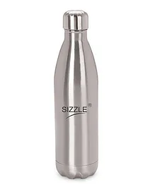 Sizzle Hot and Cold Stainless Steel Water Bottle Silver - 500 ml