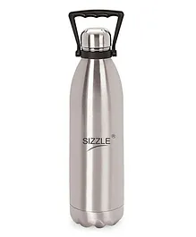 Sizzle Hot and Cold Stainless Steel Water Bottle Silver - 1800 ml