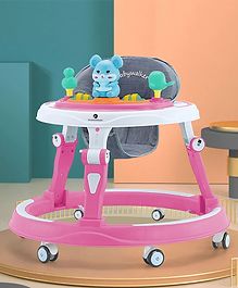 StarAndDaisy Multifunctional Intelligent Early Education Baby Walker - Baby Pink