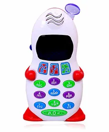 Planet of Toys Aptitude Learner Toy Phone - White
