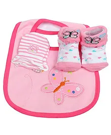 Babies Bloom Gift Set Butterfly Design Set of 3 - Pink