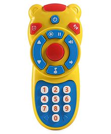 Play Nation Musical TV Remote Control Toy - Yellow