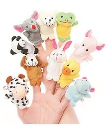 Skylofts Set of 10 Animal Finger Pupepts Soft Toys Finger Puppets