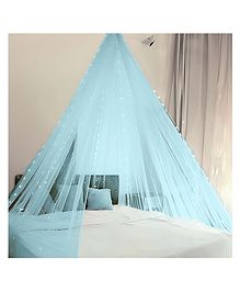 Special You Canopy Tent for Decoration, Canopy for Bedroom, Blue net Curtains with Fairy Lights, Aesthetic Room Decor, Backdrop for Decoration - 6 pcs (Blue)