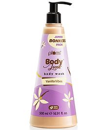 Plum BodyLovin' Vanilla Vibes Body Wash | SLS-Free Creamy Body Wash For Women | Long Lasting Vanilla Fragrance