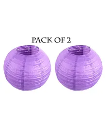 Funcart Paper Lantern Purple - Pack of 2