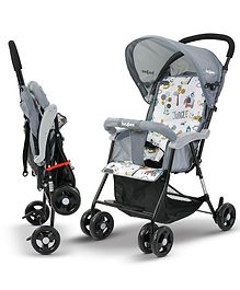 Baybee Portable Infant Baby Stroller for Newborn Babies -Grey