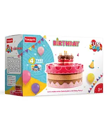Fun Dough Birthday Dough Toy - Multicolor