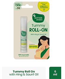 Mother Sparsh Tummy Roll On for Babies with Hing & Saunf Oil - 6 ml