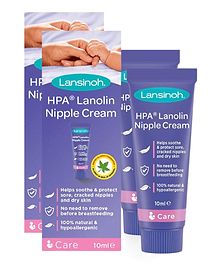 Lansinoh Lanolin Nipple Cream 10ml (Pack of 2)