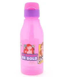 Barbie Water Bottle With Flip Top Pink - 400 ml