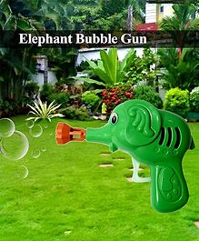 Sanjary Elephant shape Bubble Gun with water solution for Kids  -Color & Design May Vary