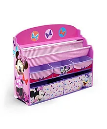 Disney Minnie Mouse Deluxe Book & Toy Organizer - Pink