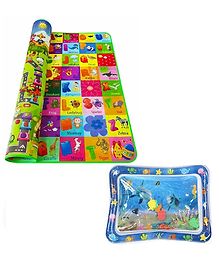 New Pinch Double Sided Baby Mat Carpet With Zip Bag To Carry with  Water Play Mats  (color & Design May vary)