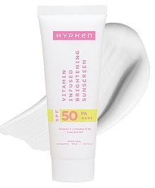 Hyphen Vitamin Infused Brightening Sunscreen SPF 50 PA | For Brightening & Glowing Skin