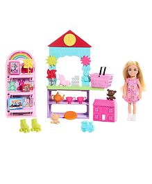 Barbie Toys Chelsea Doll and Accessories Set - Height 14 cm