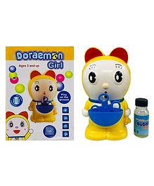 Sanjary Doraemon Girl Bubble Machine With Light & Sound toy for kids -Color & Design May Vary