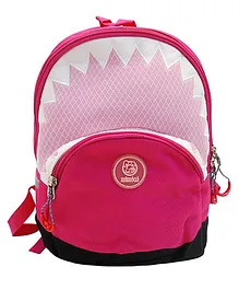 Abracadabra Backpack Triangle Design Pink - 12 Inches