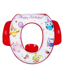 Mee Mee Soft Cushioned Potty Seat with Support Handles (with Easy Grip Handles, White)