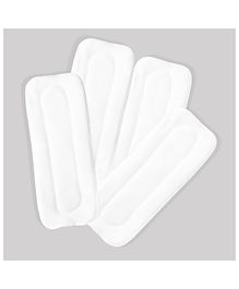 Sparkle Joy Reusable Diaper Insert Pack of 4 - White