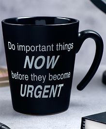 Archies Do Important Things Now Quote Printed Ceramic Coffee 450 ml