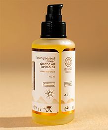 ROOT and SOIL Wood-pressed sweet almond oil for babies (0+ months) - 100 ml