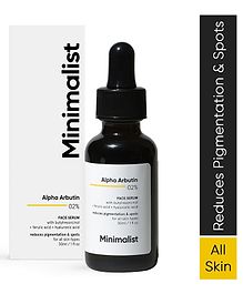 Minimalist Alpha Arbutin 2% Face Serum with Hyaluronic Acid - 30 ml