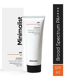 Minimalist SPF 60 Sunscreen with Antioxidant Silymarin - 50 g