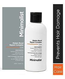 Minimalist Maleic Bond Repair Complex 3.5% Hair Shampoo  For Damaged & Frizzy Hair- 250 ml