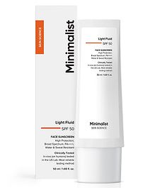 Minimalist Light Fluid SPF 50 Face Sunscreen - 50 ml