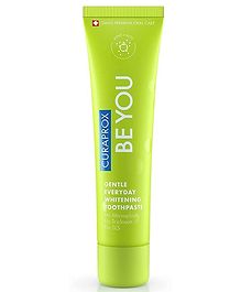 Curaprox BeYou Toothpaste 60ml - Gentle Everyday Whitening Toothpaste - SLS Free Microplastic Free Triclosan Free Fluoride Toothpaste - 60 ml