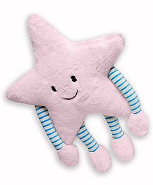 Besties Premium Star Soft Cushion Pillow with Arm & Leg, Stuffed Soft Toy For Kids Pink