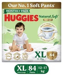 Huggies Natural Soft Premium Baby Diaper
                        Pants Extra Large - 84 Pieces