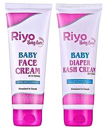 Riyo Herbs Baby Care Combo Pack With Face Cream (100g) & Diaper Rash Cream (100g)