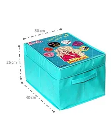 Barbie Storage Box With Top Lid Big - Green