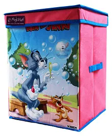 Tom & Jerry Storage Box Big - Pink & Blue