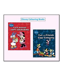 Disney Mickey Mouse Copy Colour Book Pack of 2 Books - English